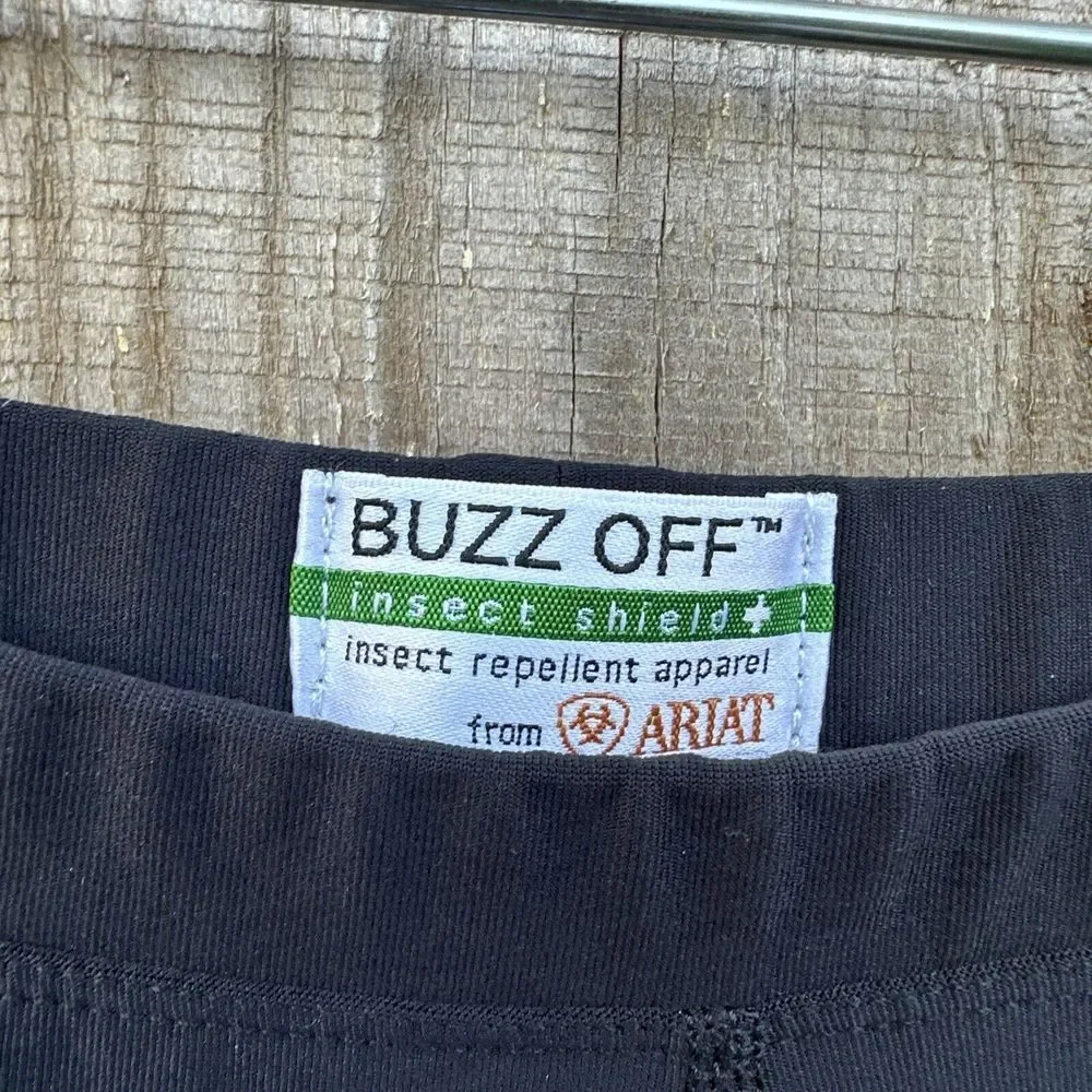 Buzz Off Insect Shield From Ariat‎ Black Leggings Missing Size Tag Equestrian